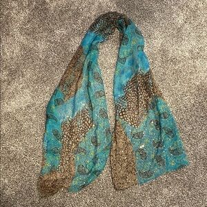 Christopher & Banks Sequin print scarf
